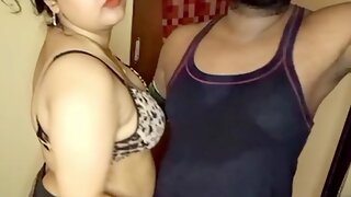 Horny Indian bhabhi with massive tits enjoys being a BBW slut wife