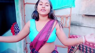 Desi village girl gets her first outdoor experience on video