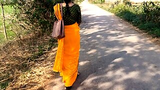 Tanya Bhabhi Was Left by a Stranger on the Way