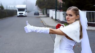 Wedding, Bride, Car