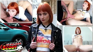 Versaute Deutsche, Rothaarig Deutsch, Dolly Dyson, Casting Deutsch