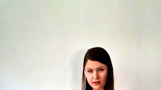 Tina Angel, Orgasme Debout Solo, Masturbation