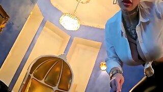 Latex Femdom Spanking