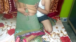 Indian gorgeous Bhabhi Having Romance with Her hubby.