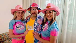 Chubby Amateur Threesome