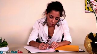 Nylon Legs And Heels