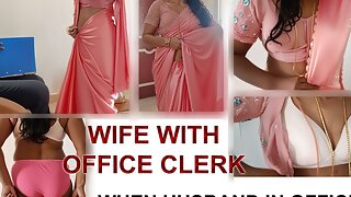 Wife with Office Clerk - Husband in Office - 1