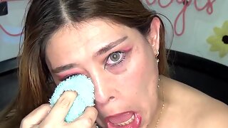 Dildo, Deepthroat, Insertion, Amateur
