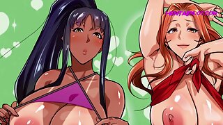 ビーチ, 3D, アニメ, 漫画, 日本人 母, 物語