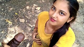 Slim indian girl fucked on the farm POV