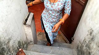Hot Indian Nabour Girl Sucking Dick so Good and Recieve Warm Cum in Mouth