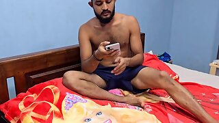 Real Indian Stepsister helps stepbrother jism swiftly in her undies while parents wait outside