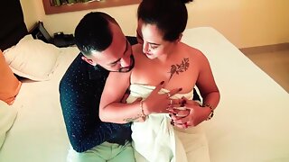 A Couple Were Enjoying For Prootion In Job, In Their Home. That End With A Hardcore Fucking