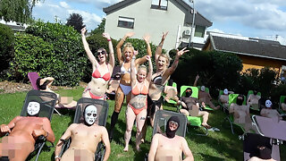 Outdoor Creampie Gangbang