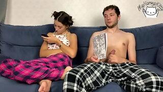 Horny Kitty, Branlette Mutuelle, Masturbation, Attrapé