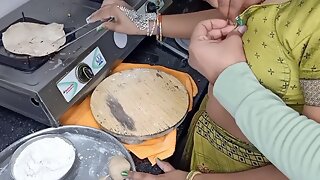 Hot Indian aunty Kavitha Xxx gets down in the kitchen while spouse is away for a wild ride in cowgirl style