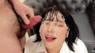 Japanese Schoolgirl Bukkake