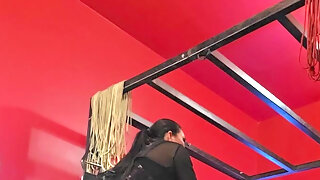 Asiatisch Mistress Whipping, Deutsch Femdom, Ausgepeitscht Herrin, Caning Femdom