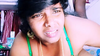 Desi Stepmom and Stepson Dildo Condom Dogge Style Fucking. Telugu Dirty Talks.