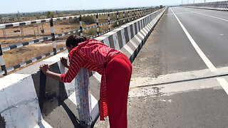 To Get Rid of the Driver Standing on the Bridge of Komal Highway