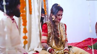 Desi Newly Married Starsudipa Fucked By A Thief Infront Of Husband And Turns Into A Hardcore Threesome ( Hindi Audio )