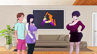 Indian aunty gets steamy in hentai action with big natural tits
