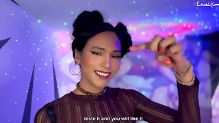 Ladyboy Cumshot Solo