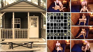 Cabine Français, Francaise Camping, Dans La Forêt Français