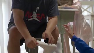 Asian White Socks