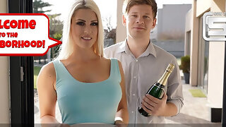 Fake Tits Double Anal, Blanche Bradburry, Threesome, Double Penetration