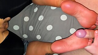 Verified Amateurs In Stepmom In Ripped Tight-fitting Shorts Indulges In Passion
