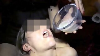 French Bukkake Gangbang