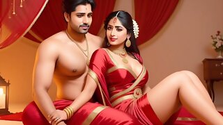 Desi aunty Mango Bhabhi gets naughty in the village