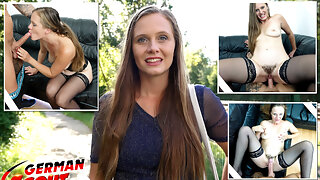 Stockings And Hairy Pussy