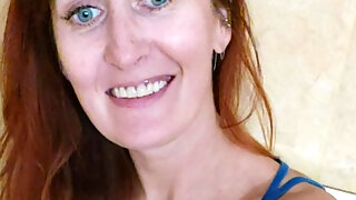 Hairy Redhead Pissing