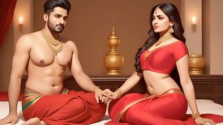 Steaming indian housewife thrilled for sex with office boss