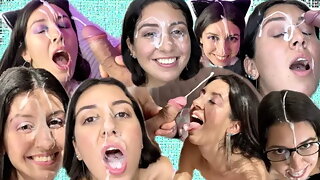 Huge Facial Cumshot Compilation