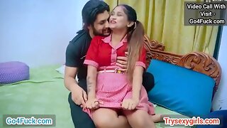 Indian School Girlfriend And Boyfriend Bunk Romantic Intercourse In HotelRoom - Sucking cock