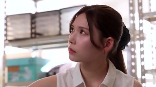 Japanese Office Pantyhose, Jerking Japanese