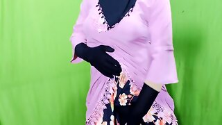 Muslim Hijabi Beautiful Housewife Fucking With Neighbor - With Clear Bangla Audio