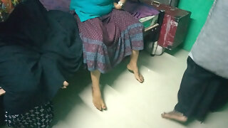 Three Aunty Talking at Bedroom