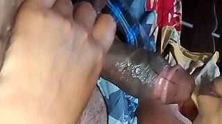 Husbands Penis Is Put in His Wifes Mouth and Both of Them Enjoy It.