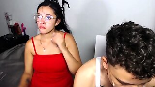 Teen brunette from get fuck on webcam