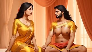 Super hot indian housewife thrilled for sex with office boss