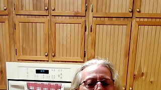 Mature Shemale Solo Cumshot