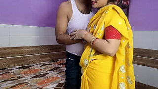 Desi Beautiful Bhabhi Calls the Neighbors Brother-in-law to Her Bedroom and Fucks Him