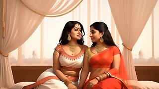 Sensual Indian bhabhi Rozestybypass99 gives a steamy love massage filled with deep romance