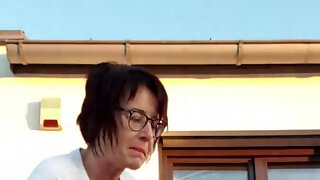 German Bdsm, German Solo, Balcony Squirt, Orgasm