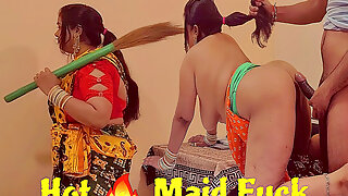 Hot Maid Enjoyful XXX Fuck with Owner.