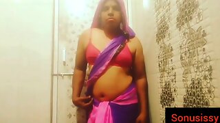 Luxurious indian sonu sissy belly button strp